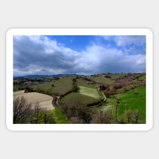 Hills in Val Parma Sticker